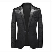 2026 New Men Business Social Suit Jacket Summer Male Single breasted Thin Dress Male Jacquard Blazers Coats