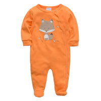 KAVKAS 1/2/3 Pcs Baby Boys Rompers Cartoon Print Overalls Cotton Infant Clothing Kids Jumpsuit Newborn Pajimas 0-3 Months