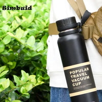 1PCS Stainless Steel Thermos with Tea Filter Double Wall Vacuum Flask Sports Outdoor Fitness Thermal Bottle Insulation Cup