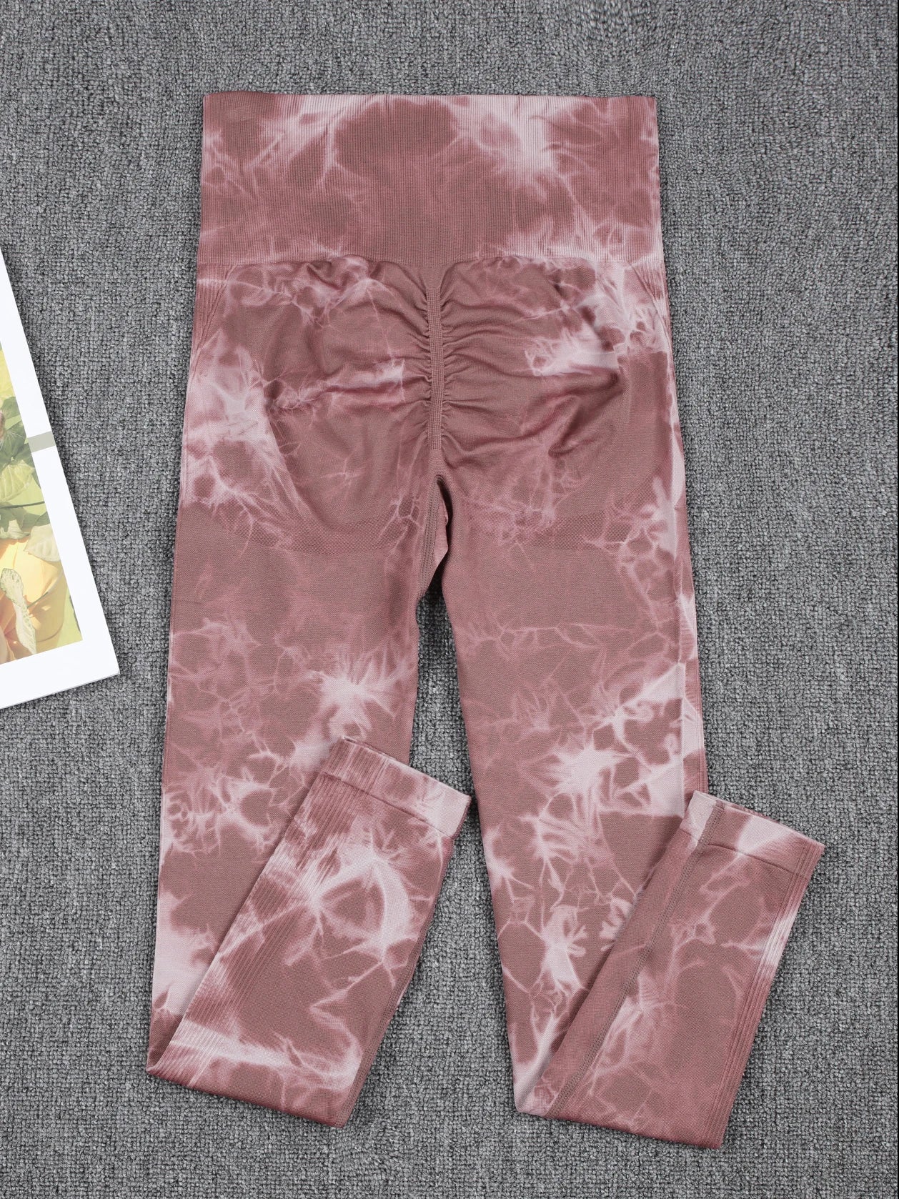 Sexy Booty Lifting Tie Dye Leggins Womens Gym High Waist Outdoors Skinny Stretch High Waist Seamless  Leggings Women Fitness