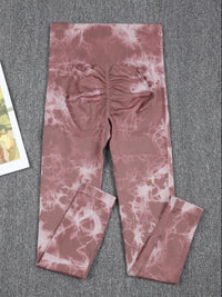 Sexy Booty Lifting Tie Dye Leggins Womens Gym High Waist Outdoors Skinny Stretch High Waist Seamless  Leggings Women Fitness