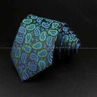 New Design Wedding Men Tie Green Solid Striped Paisley Flower Neckties Men Business Dropshipping Groom Collar Accessories Gift