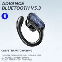 Lenovo XT80 Bluetooth 5.3 Earphones True Wireless Headphones with Mic Button Control Noise Reduction Earhooks Waterproof Headset