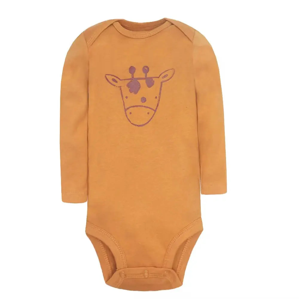 5-Pack Spring Autumn Baby Clothes Cartoon Baby Boys Long Sleeve Bodysuit Soft Cotton Outfits for 0-24 Months Infant Bebe Clothes
