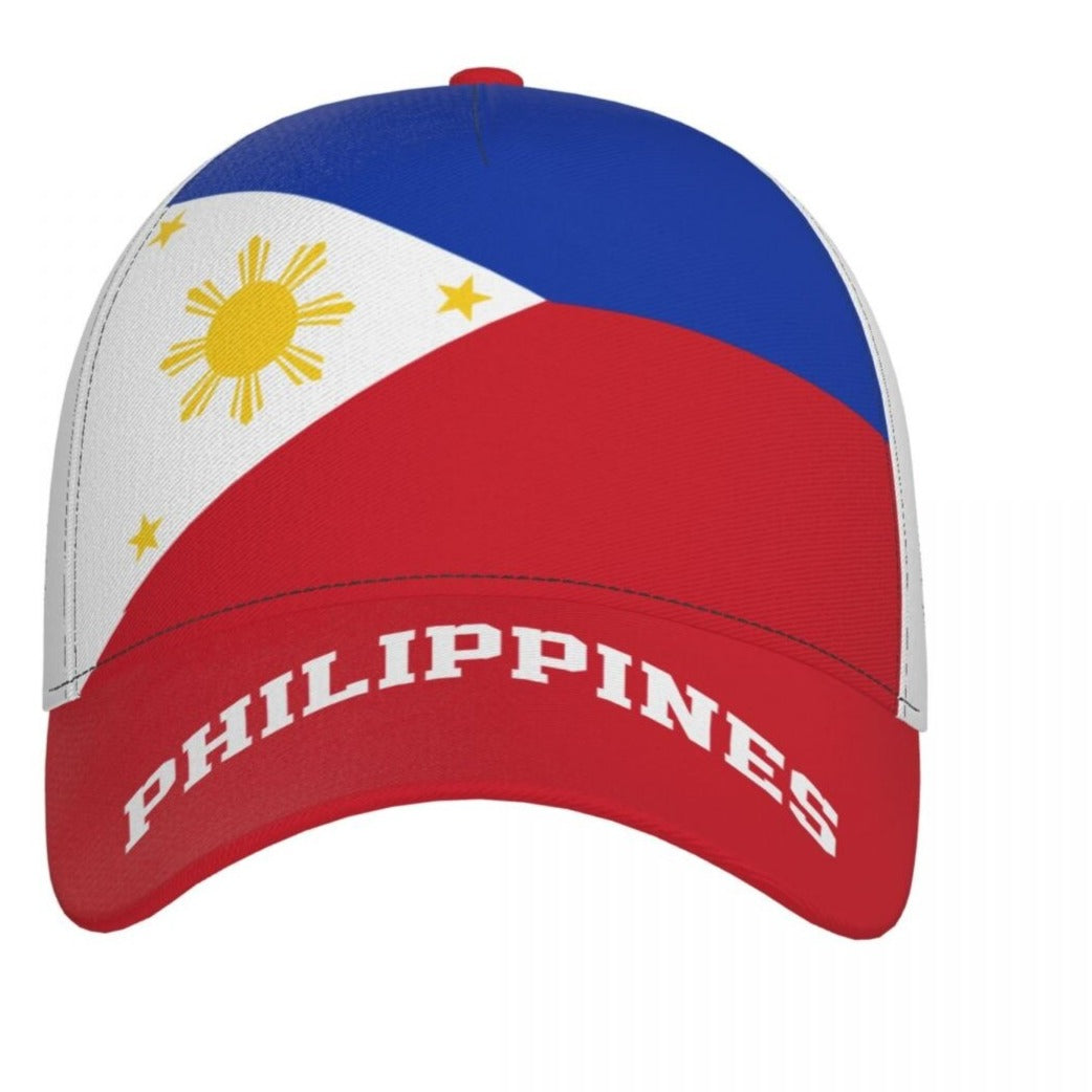 Unisex Philippines Flag Philippinese Adult Baseball Cap Men or Women