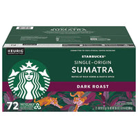 Starbucks 72 Count Sumatra Coffee, 0.41 Ounce