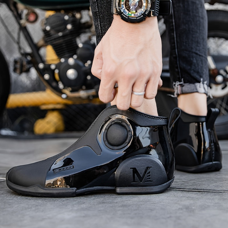 New Men's Trendy Rain Boots Wear-resistant Waterproof Non-slip Rain Shoes For Outdoor Working Fishing