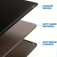 Kitchen Mat [2 PCS] Cushioned Anti-Fatigue Kitchen Rug, Waterproof Non-Slip Kitchen Mats and Rugs Heavy Duty PVC Ergonomic Comfort Foam Rug for Kitchen, Floor Home, Office, Sink, Laundry, black