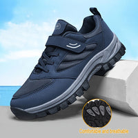 [Comfortable Casual Shoes] Breathable Men's Casual Shoes - Soft Sole, Elastic Shoelaces, Non Slip, Comfortable, Durable Walking Shoes