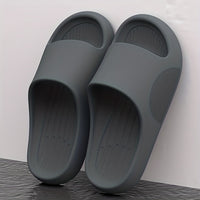 Mens Oversized Slippers - Ultra-Comfort Pillow Sole, Quik-Dry Eva, Odor-Eliminating - Versatile Beach to Home, Non-Slip Sandals