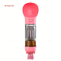 3 In 1 Portable Dog Water Bottle, Multifunctional Leak-Proof Pet Water Bottles With Food Container And Litter Shovel Design For Walking And Travel