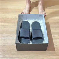 Comfortable EVA Soft Soled Slippers, Non-slip Couple Indoor Home Shower Sandals for Men and Women, Easy to Clean Flip Flops
