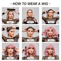 Luminous Butterfly Cut Ombre Purple Wig - Womens Long, Natural Wavy Synthetic Hair with Heat Resistant Fiber, Dark Brown Roots, and Flattering 26 Inch Middle Part