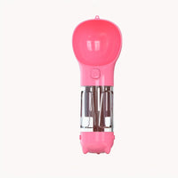 3 In 1 Portable Dog Water Bottle, Multifunctional Leak-Proof Pet Water Bottles With Food Container And Litter Shovel Design For Walking And Travel