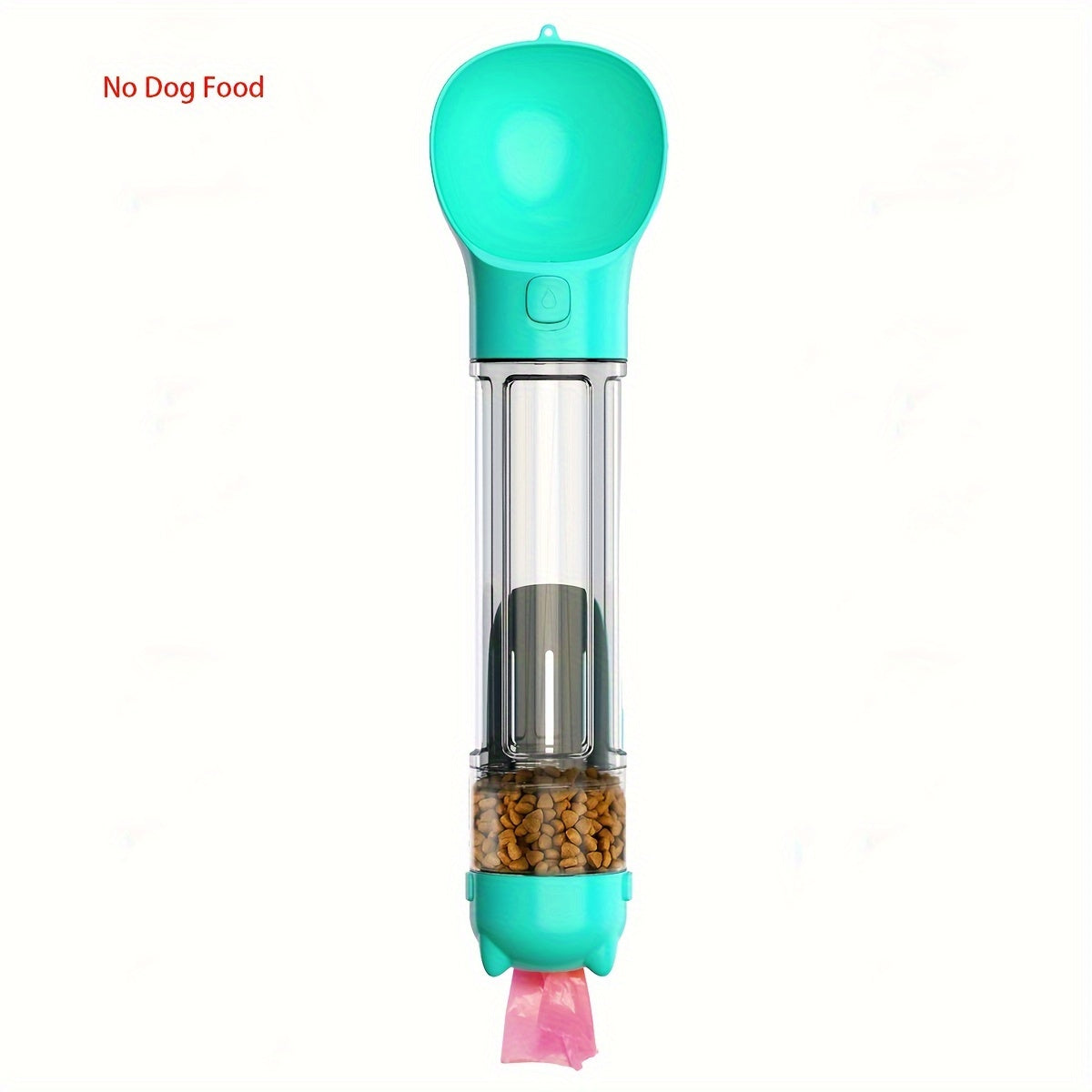 3 In 1 Portable Dog Water Bottle, Multifunctional Leak-Proof Pet Water Bottles With Food Container And Litter Shovel Design For Walking And Travel