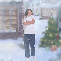 JOMAKE Girls' Winter Coat - Pastel Pink & Ombre Jacket with Button Front Closure, Soft Fleece-Lined Lapel Collar, Non-Stretchy Fabric for Everyday & Formal Events, Long Sleeve Casual Outerwear for School, Travel - Cute Korean