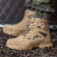 Men's Steel Toe Safety Shoes Puncture Proof Work Shoes Boots, Industrial And Construction Site, men's footwear