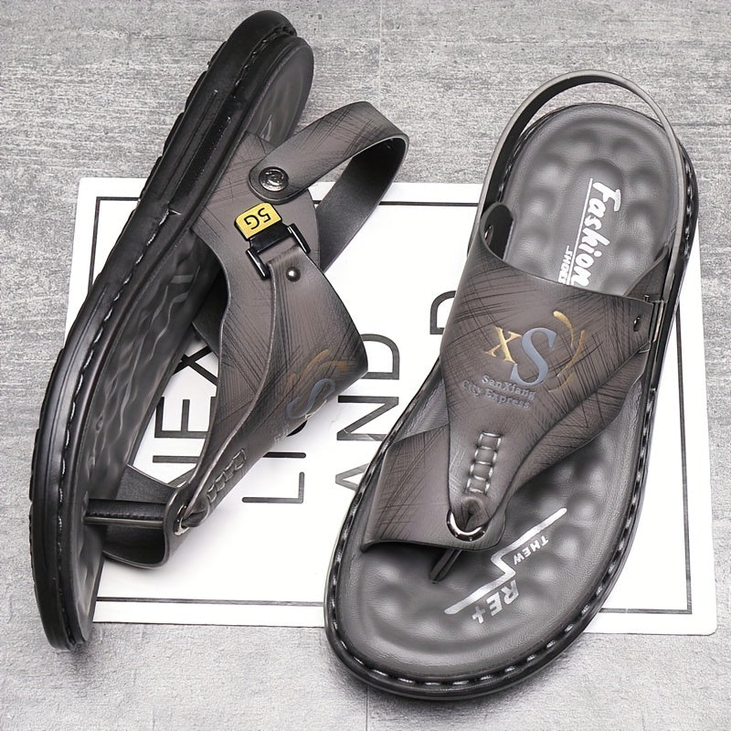 Men's Bunion Corrector Flip Flops, Quick-Drying Comfy Thong Sandals For Indoor Outdoor, Summer