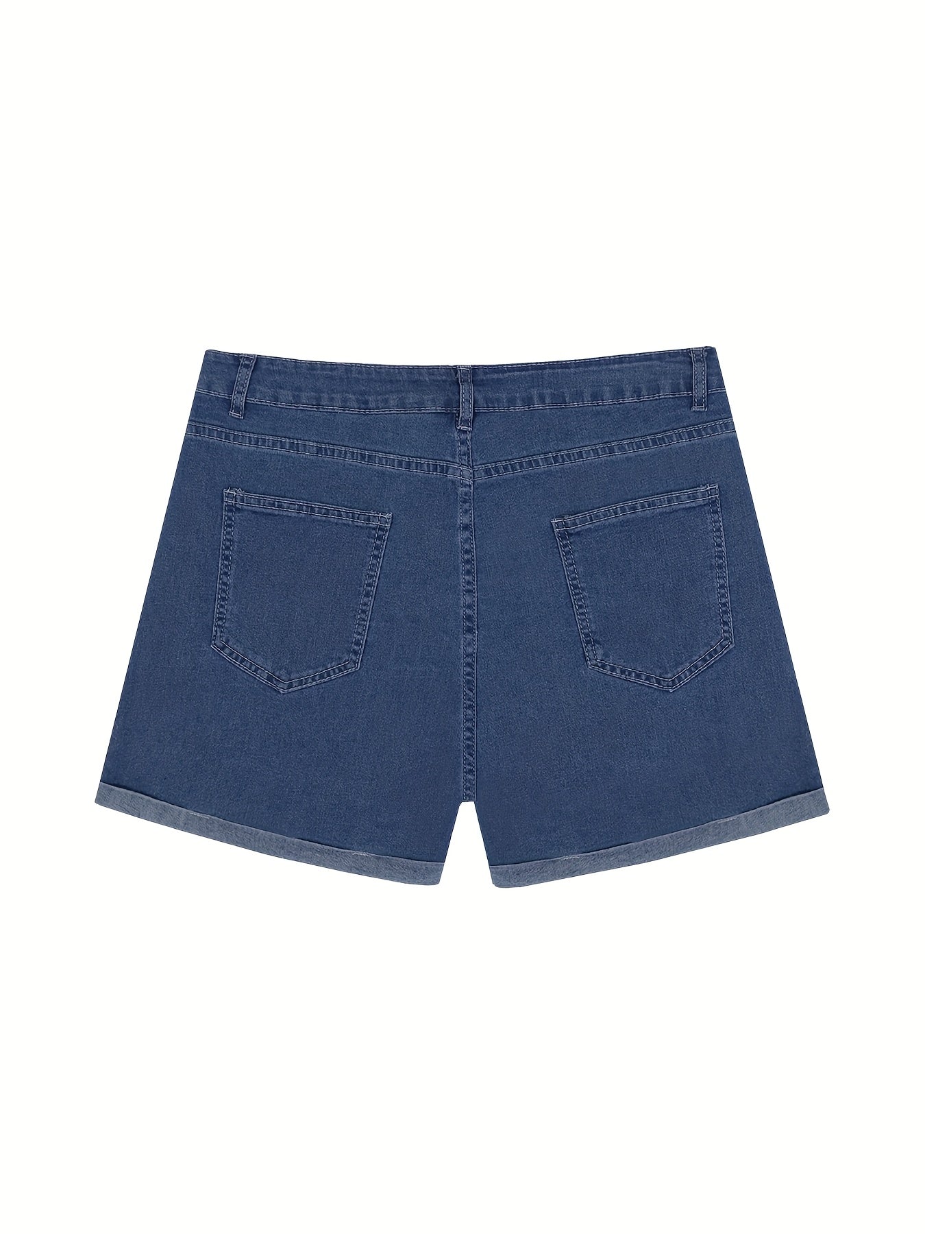 [High Waisted] Denim Shorts | High Waisted | Embroidered | Comfortable | Summer