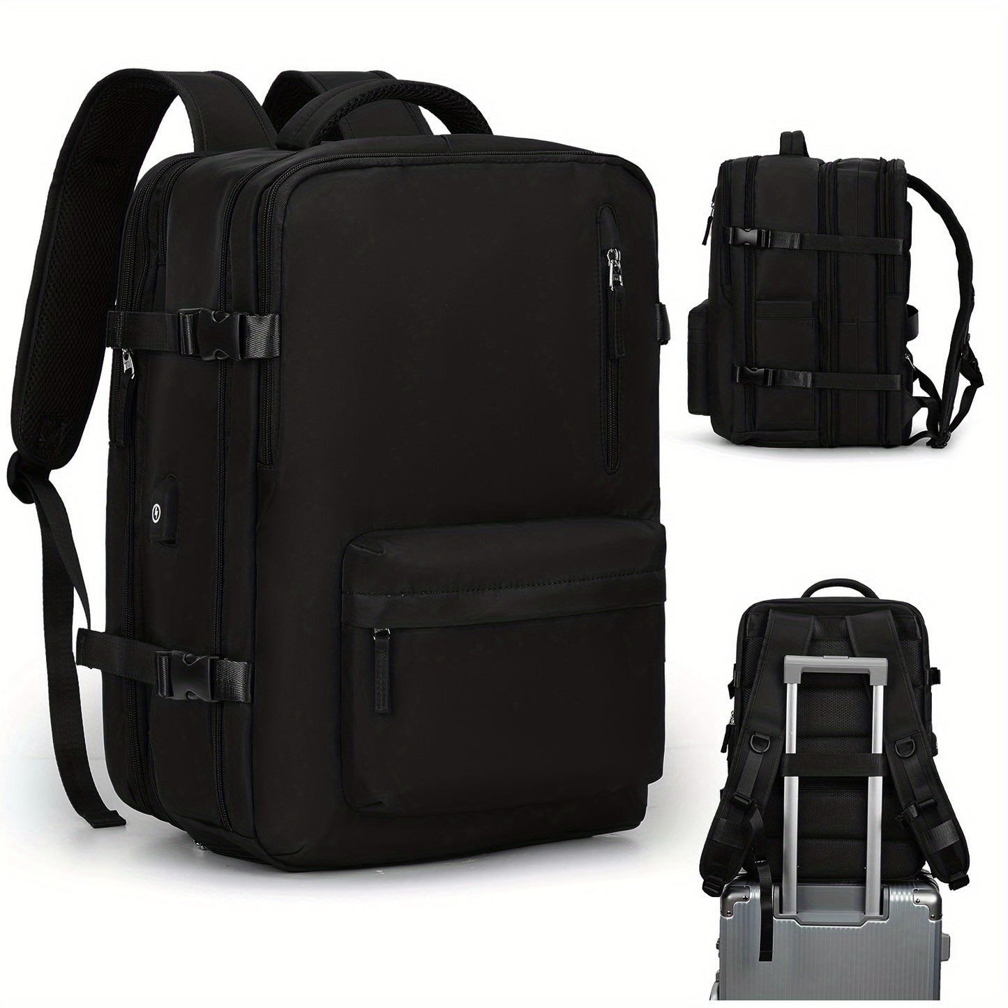 Large Capacity Multifunctional Leisure Backpack for Travel, with Dry Wet Separation Layer and Independent Shoe Compartment, and Anti-Theft Zipper Pocket, Lightweight and Portable, Suitable for Trave