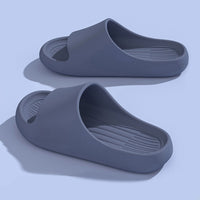 Mens Oversized Slippers - Ultra-Comfort Pillow Sole, Quik-Dry Eva, Odor-Eliminating - Versatile Beach to Home, Non-Slip Sandals