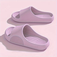 Mens Oversized Slippers - Ultra-Comfort Pillow Sole, Quik-Dry Eva, Odor-Eliminating - Versatile Beach to Home, Non-Slip Sandals