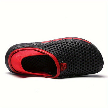 Men's Breathable Slip On Sandals, Comfy Non Slip Anti Odor EVA Summer Beach Walking Shoes, Men's Footwear