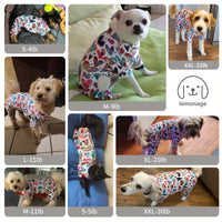 Cute Pet Pajamas for Small and Medium Dogs and Cats - Soft and Comfortable Jumpsuit for Your Furry Friend