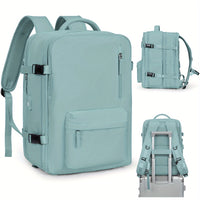 Large Capacity Multifunctional Leisure Backpack for Travel, with Dry Wet Separation Layer and Independent Shoe Compartment, and Anti-Theft Zipper Pocket, Lightweight and Portable, Suitable for Trave