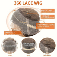 Doheroine Deep Wave 360 HD Lace Wig - 180% Density with Pre-Plucked Baby Hair for a Natural, Voluminous Look