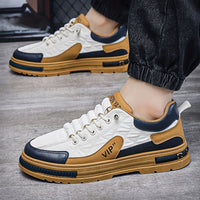 Men's Chic Street Style Colour Block Skateboard Shoes, Comfy Non Slip Casual Sneakers For Men's Outdoor Activities, Men's Footwear