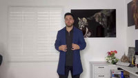 Men's Retro Trench Coat, Semi-formal Warm Single Breasted Overcoat For Fall Winter Business
