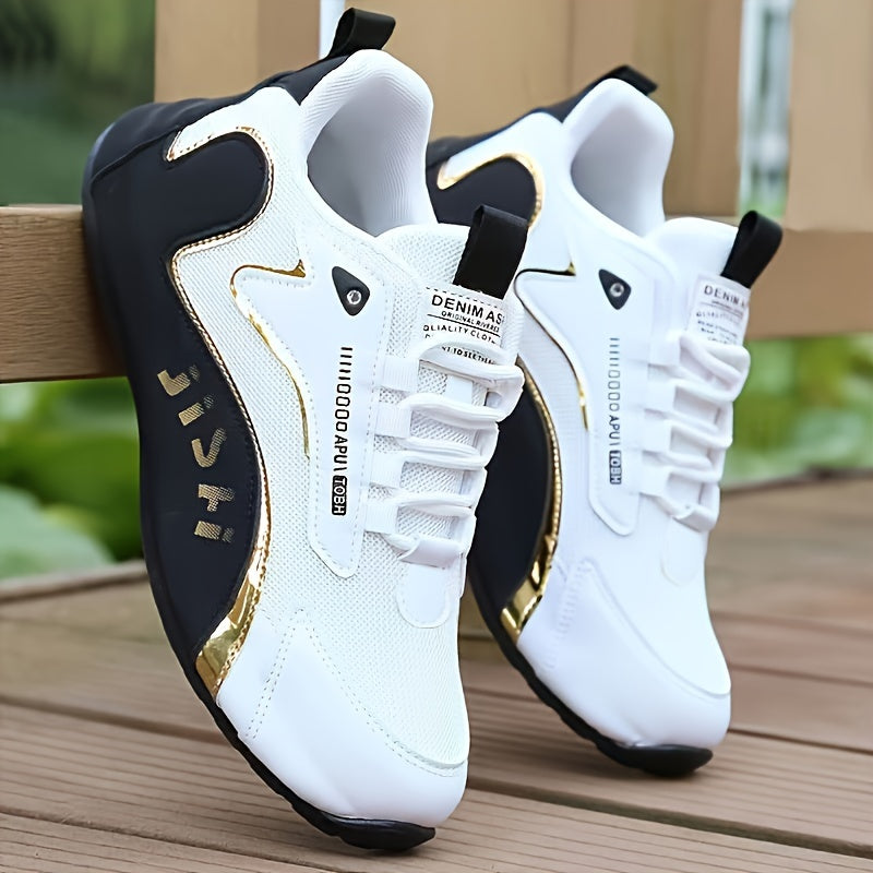 Comfy Men's Casual Shoes - Breathable Fabric Uppers, Non-slip Soles, Lace-up Closure, Perfect for Walking, Driving, All Seasons