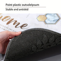 1pc Non Slip Laundry Room High Quality Runner Rug, Decor Non-Skid Comfort Standing Mat Machine Washable Text Design Laundry Mat, Floor Mats & Matting for Kitchen, Porch, Bathroom, Hotel, Commercial Laundry Rooms, And Home