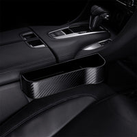 [Car Seat Organizer] Lightweight ABS Car Seat Gap Organizer with Cup Holder | Console Side Pockets Storage Box for Enhanced Organization, Car Storage