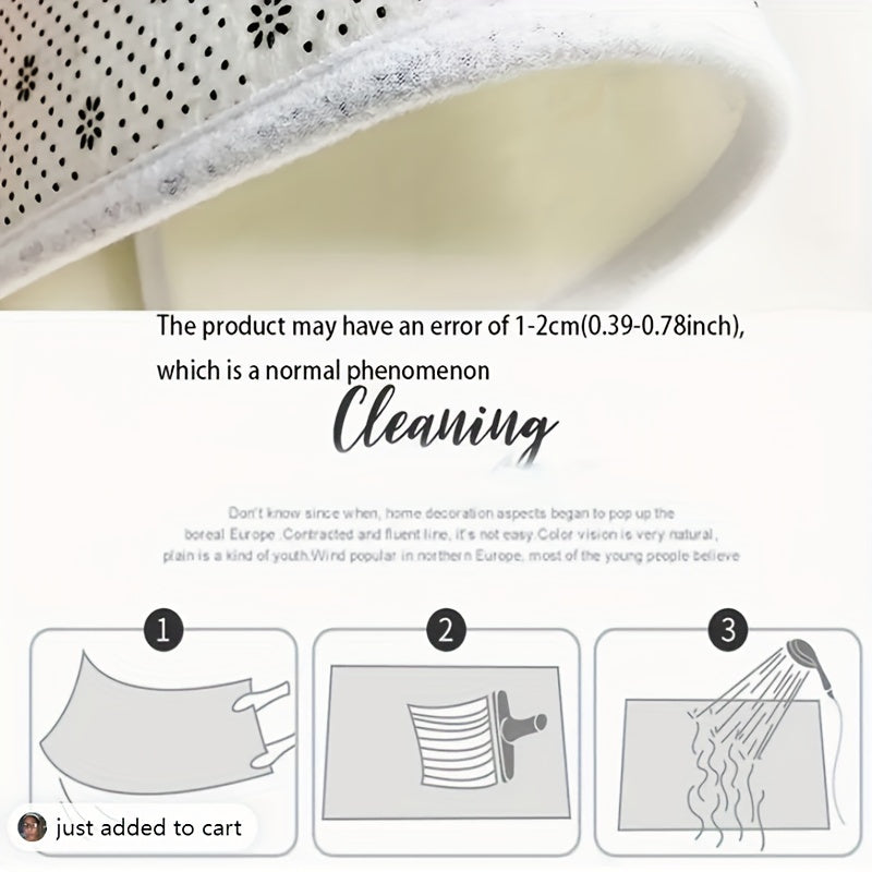 1pc Vibrant Pebble Pattern Rug - Anti-Slip Bathroom & Kitchen Mats, Decorative Water-Resistant Floor Coverings for Indoor/Outdoor Use, Perfect Non-Slip Bath Mat, Kitchen & Toilet Mats