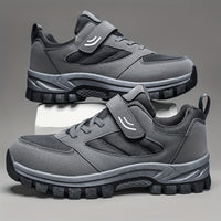 [Comfortable Casual Shoes] Breathable Men's Casual Shoes - Soft Sole, Elastic Shoelaces, Non Slip, Comfortable, Durable Walking Shoes