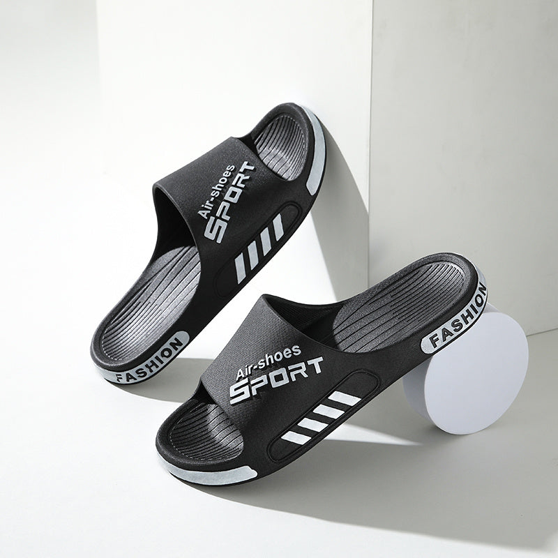 Men'S Casual Summer PVC Slippers - Non-Slip, Wear-Resistant Sole, Comfortable Slip-On Sandals for Outdoor & Indoor Use, Outdoor Footwear | Casual Slipon Shoes | PVC Upper Sandalssuitable for Men & Women