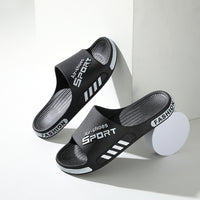 Men'S Casual Summer PVC Slippers - Non-Slip, Wear-Resistant Sole, Comfortable Slip-On Sandals for Outdoor & Indoor Use, Outdoor Footwear | Casual Slipon Shoes | PVC Upper Sandalssuitable for Men & Women