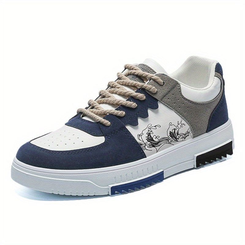 Men's Trendy Skate Shoes, Non-Slip Sneakers, Men's Footwear