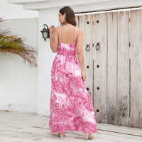 Flowers Long Dress Summer Swing Holiday Beach Dress