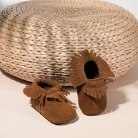 Adorable Tassel Moccasin Shoes for Baby Girls - Soft Sole, Lightweight