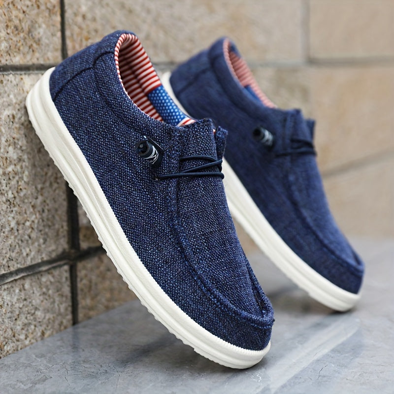Good Grip Men's Skate Shoes, Breathable Easily Wiped Clean Lace-up Sneakers, Men's Footwear