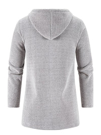 Men's Autumn And Winter Plush Thick Warm Mid Length Hooded Cardigan Best Sellers