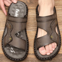 Lightweight Quick-Drying Men's Non-Slip Sandals, Comfy Beach Shoes for Summer