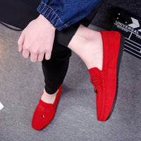 Men's Solid Color Slip On Tassel Loafer Shoes, Comfy Non Slip Casual Durable Rubber Sole Lightweight Walking Shoes, Men's Footwear