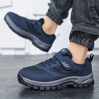 [Comfortable Casual Shoes] Breathable Men's Casual Shoes - Soft Sole, Elastic Shoelaces, Non Slip, Comfortable, Durable Walking Shoes