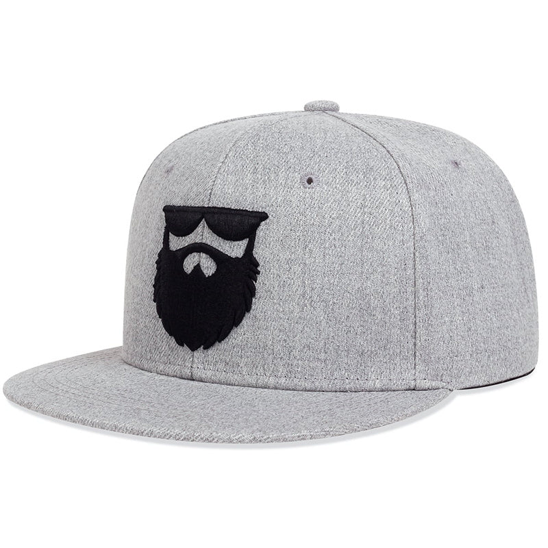 Men's Casual Beard Embroidered Baseball Cap, Ideal Choice For Gifts