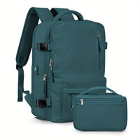 Large Capacity Multifunctional Leisure Backpack for Travel, with Dry Wet Separation Layer and Independent Shoe Compartment, and Anti-Theft Zipper Pocket, Lightweight and Portable, Suitable for Trave
