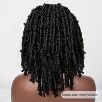 Heat Resistant Butterfly Locs Crochet Wig for Women - Soft and Stylish Synthetic Hair Braids